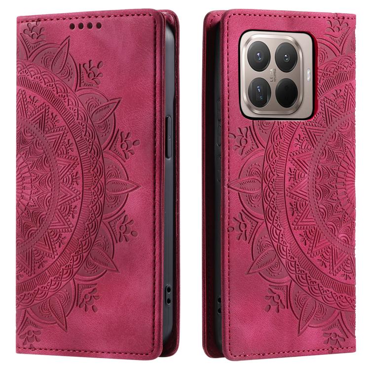Totem Embossed Magnetic Leather Phone Case, For Xiaomi 15T Pro, For Xiaomi 15T, For Xiaomi 15 Pro, For Xiaomi 15