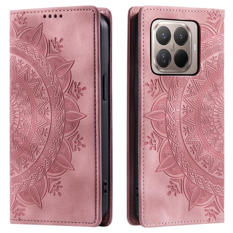 Totem Embossed Magnetic Leather Phone Case, For Xiaomi 15T Pro, For Xiaomi 15T, For Xiaomi 15 Pro, For Xiaomi 15