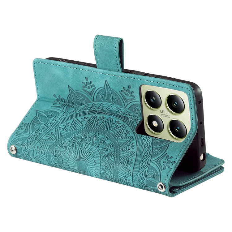 Multi-Card Totem Zipper Leather Phone Case