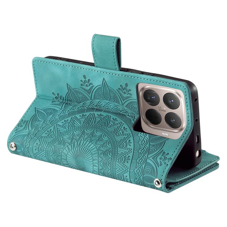 Multi-Card Totem Zipper Leather Phone Case, For Xiaomi 15T Pro, For Xiaomi 15T, For Xiaomi 15 Pro, For Xiaomi 15