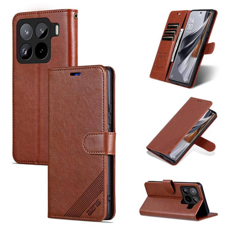 AZNS Sheepskin Texture Flip Leather Phone Case, For Xiaomi 17 Pro Max, For Xiaomi 17 Pro, For Xiaomi 17, For Xiaomi 15T Pro 5G, For Xiaomi 15T 5G, For Xiaomi 15 Ultra, For Xiaomi 15 Pro, For Xiaomi 15