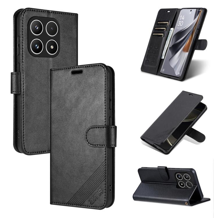 AZNS Sheepskin Texture Flip Leather Phone Case, For Xiaomi 17 Pro Max, For Xiaomi 17 Pro, For Xiaomi 17, For Xiaomi 15T Pro 5G, For Xiaomi 15T 5G, For Xiaomi 15 Ultra, For Xiaomi 15 Pro, For Xiaomi 15