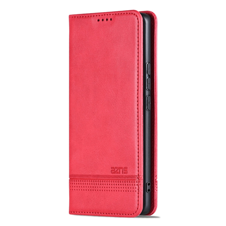AZNS Magnetic Calf Texture Flip Leather Phone Case