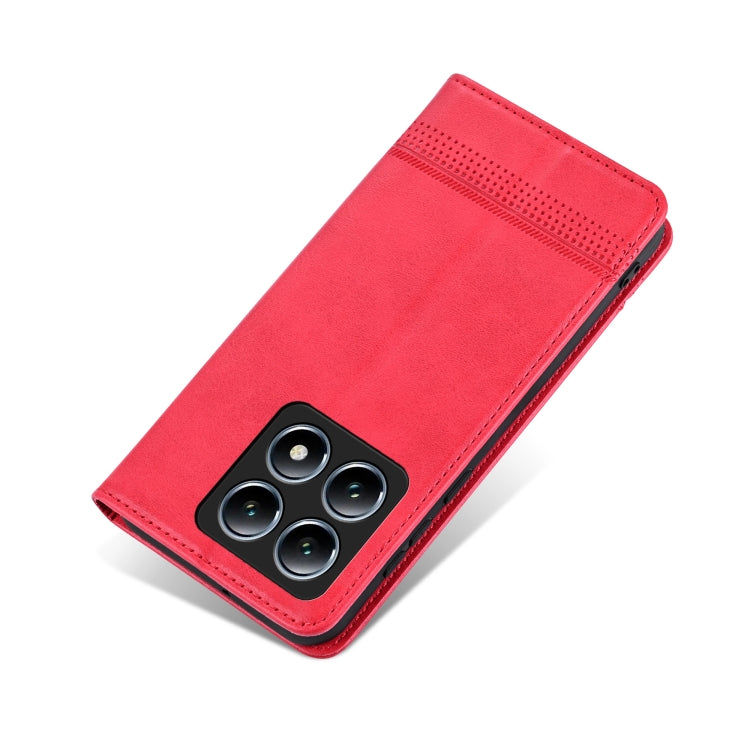 AZNS Magnetic Calf Texture Flip Leather Phone Case
