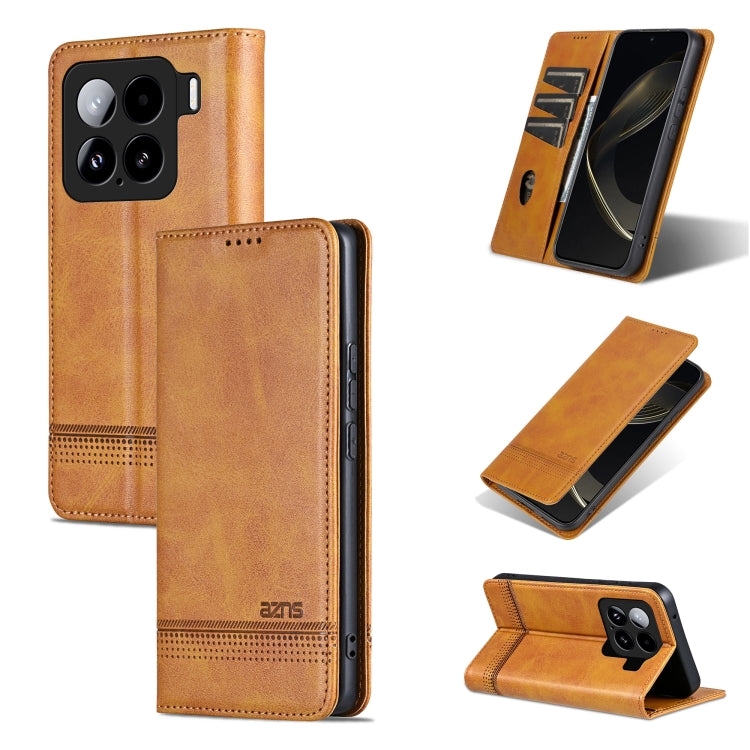 AZNS Magnetic Calf Texture Flip Leather Phone Case