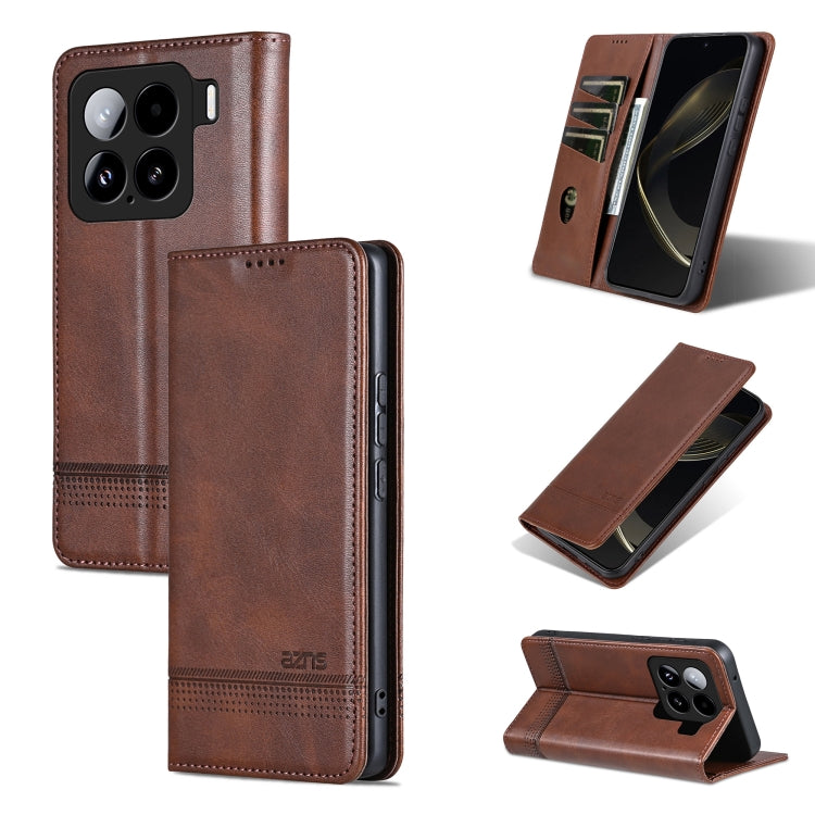 AZNS Magnetic Calf Texture Flip Leather Phone Case