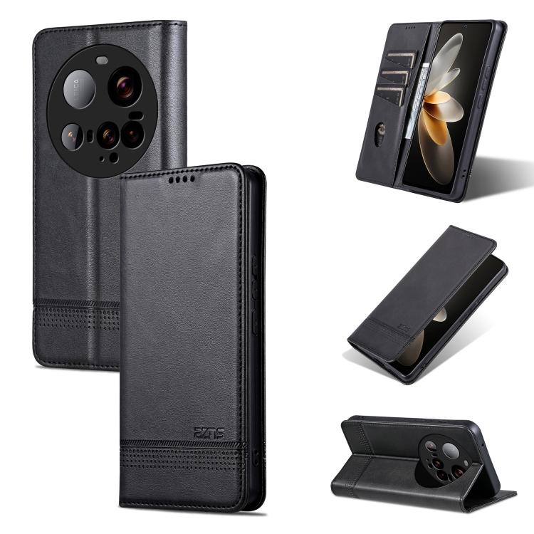 AZNS Magnetic Calf Texture Flip Leather Phone Case