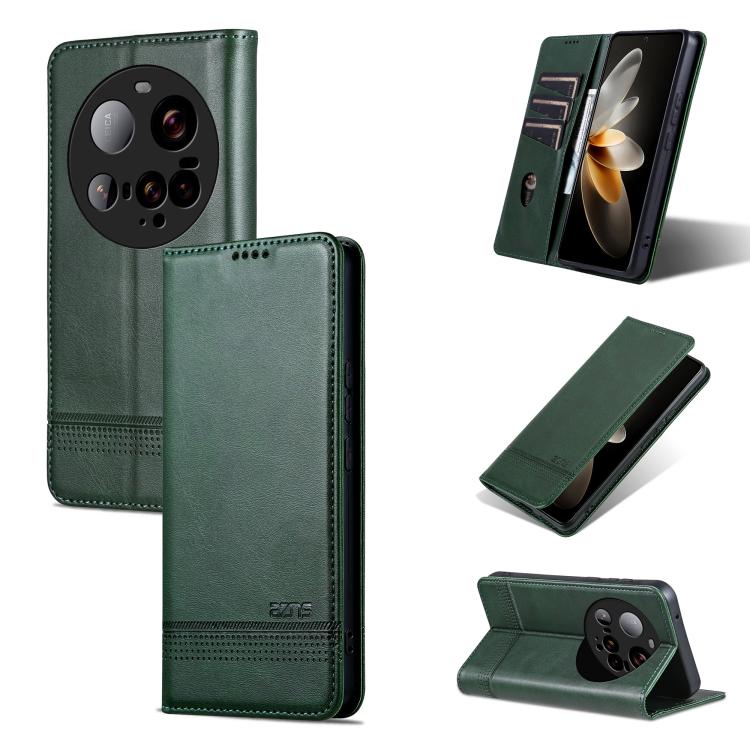 AZNS Magnetic Calf Texture Flip Leather Phone Case