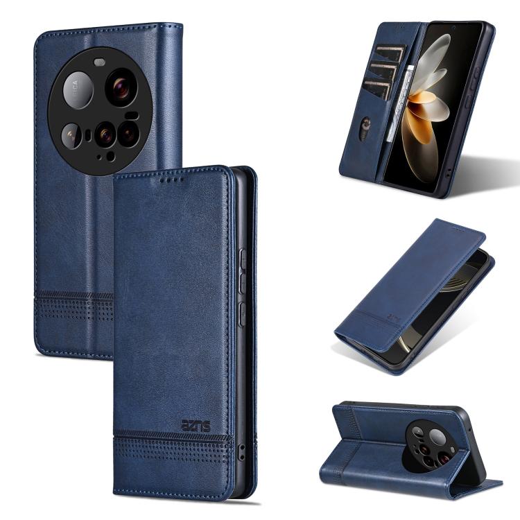 AZNS Magnetic Calf Texture Flip Leather Phone Case
