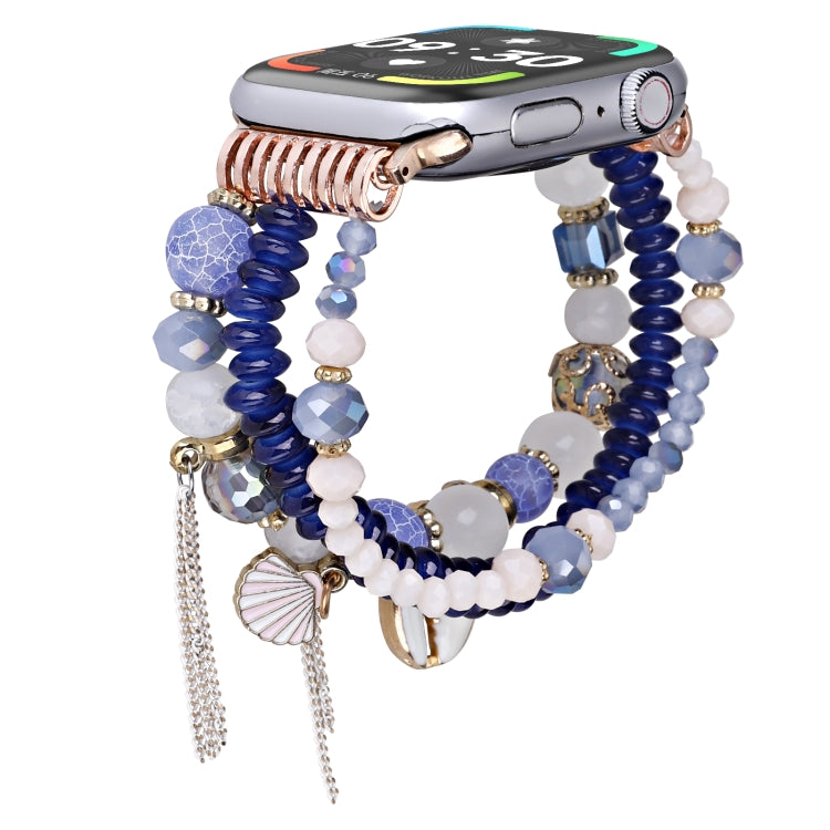 Shell Beads Chain Watch Band, For Apple Watch 46mm / 49mm / 45mm / 44mm, For Apple Watch 42mm / 41mm / 40mm / 38mm