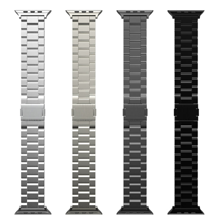 Tri-beads Magnetic Titanium Alloy Watch Band, For Apple Watch 46mm / 49mm / 45mm / 44mm, For Apple Watch 42mm / 41mm / 40mm / 38mm