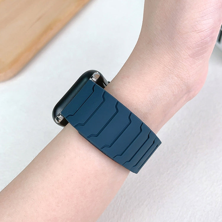 Magnetic Silicone Watch Band, For Apple Watch 46mm / 49mm / 45mm / 44mm, For Apple Watch 42mm / 41mm / 40mm / 38mm