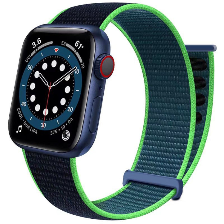 Dual Hook and Loop Nylon Watch Band, For Apple Watch 46mm / 49mm / 45mm / 44mm, For Apple Watch 42mm / 41mm / 40mm / 38mm