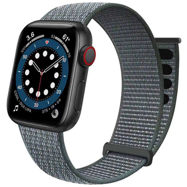 Dual Hook and Loop Nylon Watch Band, For Apple Watch 46mm / 49mm / 45mm / 44mm, For Apple Watch 42mm / 41mm / 40mm / 38mm