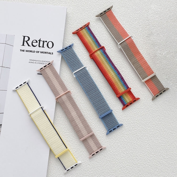 Dual Hook and Loop Fastener Nylon Watch Band