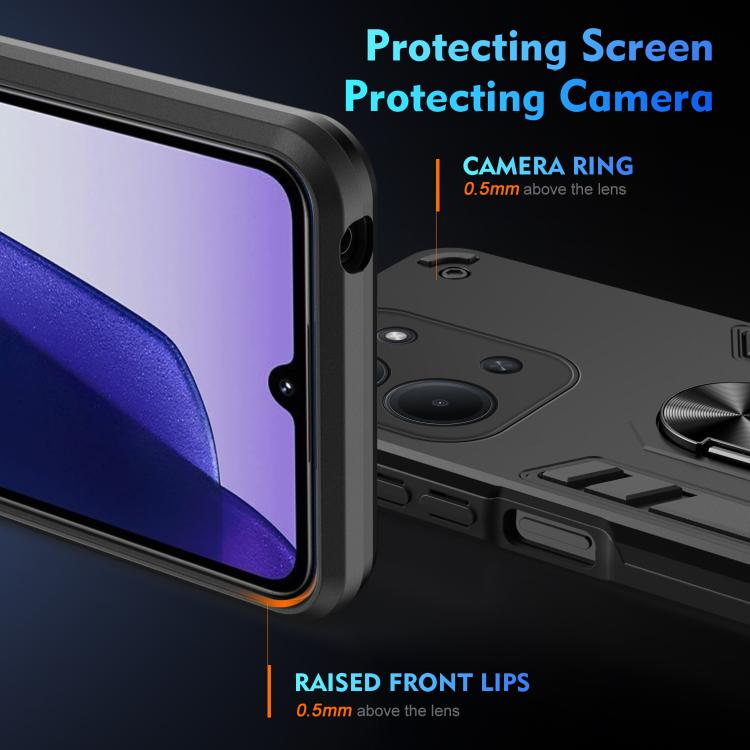 Shockproof Metal Ring Holder Phone Case