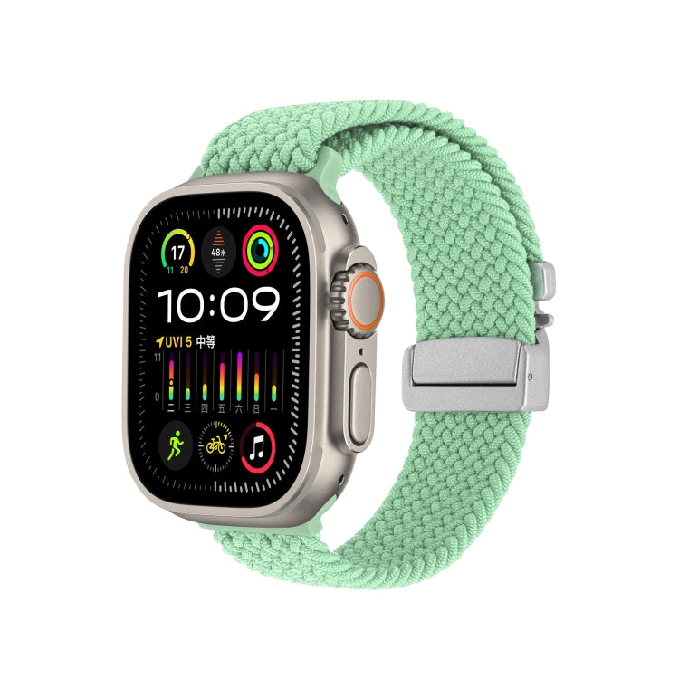 Snap Button Braided Watch Band, For Apple Watch 46mm / 49mm / 45mm / 44mm