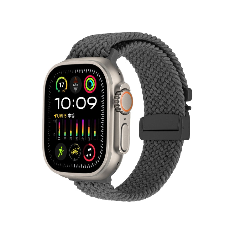 Snap Button Braided Watch Band