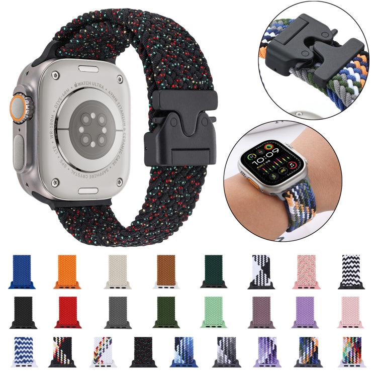 Snap Button Braided Watch Band, For Apple Watch 42mm / 41mm / 40mm / 38mm