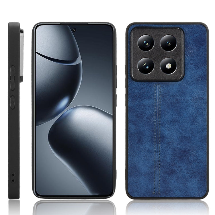 Cow Pattern Sewing Back Cover Phone Case, For Xiaomi 15 Ultra, For Xiaomi Poco X7 Pro, For Xiaomi 15 Pro, For Xiaomi 15, For Xiaomi 14T Pro, For Xiaomi 14T