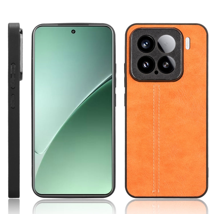 Cow Pattern Sewing Back Cover Phone Case, For Xiaomi 15 Ultra, For Xiaomi Poco X7 Pro, For Xiaomi 15 Pro, For Xiaomi 15, For Xiaomi 14T Pro, For Xiaomi 14T