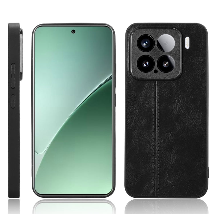 Cow Pattern Sewing Back Cover Phone Case, For Xiaomi 15 Ultra, For Xiaomi Poco X7 Pro, For Xiaomi 15 Pro, For Xiaomi 15, For Xiaomi 14T Pro, For Xiaomi 14T