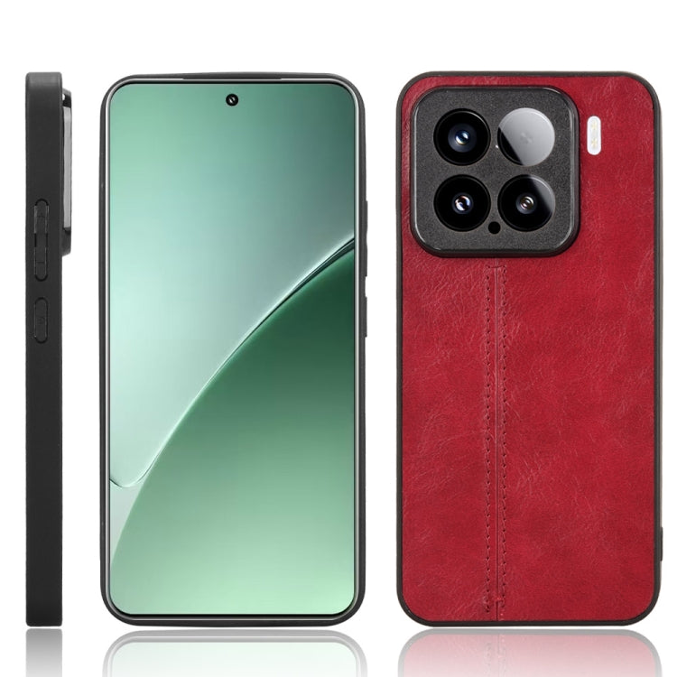 Cow Pattern Sewing Back Cover Phone Case, For Xiaomi 15 Ultra, For Xiaomi Poco X7 Pro, For Xiaomi 15 Pro, For Xiaomi 15, For Xiaomi 14T Pro, For Xiaomi 14T