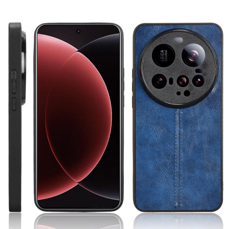 Cow Pattern Sewing Back Cover Phone Case, For Xiaomi 15 Ultra, For Xiaomi Poco X7 Pro, For Xiaomi 15 Pro, For Xiaomi 15, For Xiaomi 14T Pro, For Xiaomi 14T
