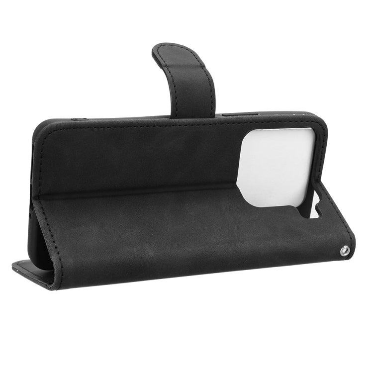 Skin Feel Magnetic Flip Leather Phone Case