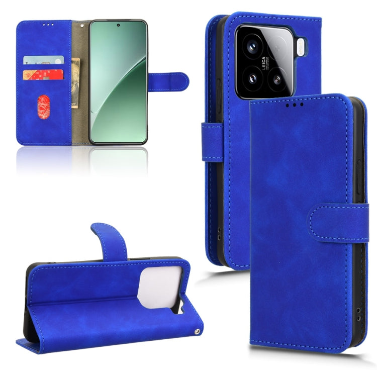 Skin Feel Magnetic Flip Leather Phone Case