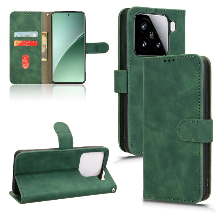 Skin Feel Magnetic Flip Leather Phone Case, For Xiaomi 15 Ultra, For Xiaomi Poco X7 Pro / Redmi Turbo 4, For Xiaomi Poco M7 Pro 5G, For Xiaomi 15 Pro, For Xiaomi 15