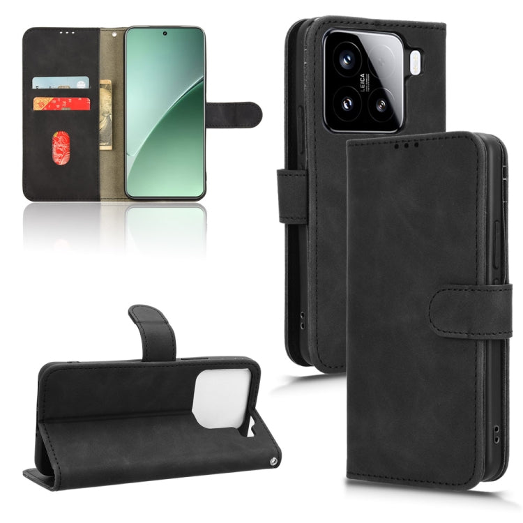 Skin Feel Magnetic Flip Leather Phone Case