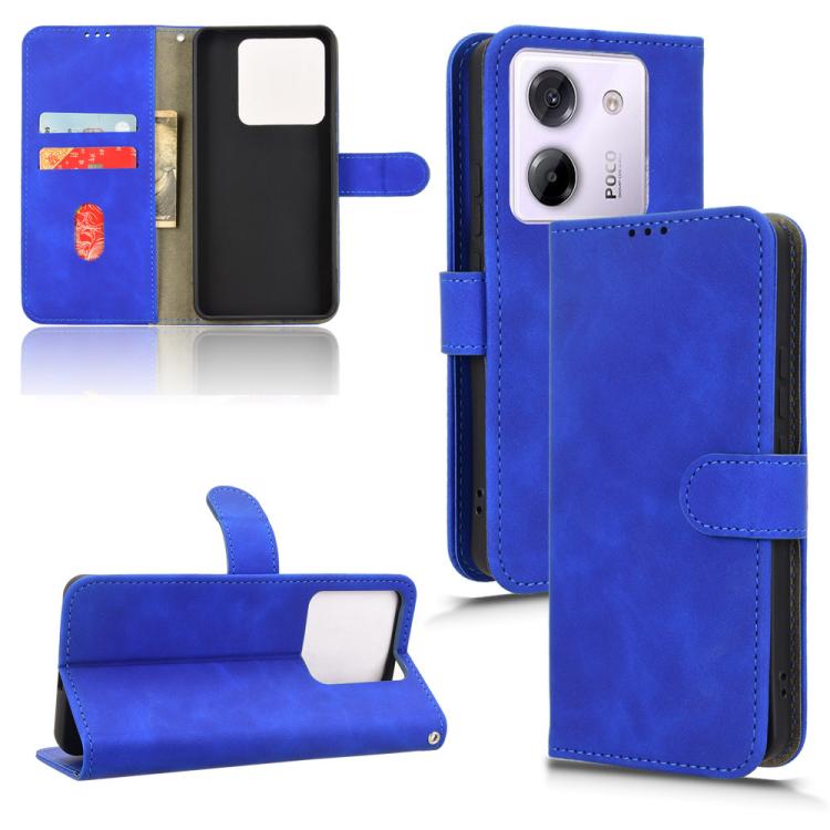 Skin Feel Magnetic Flip Leather Phone Case