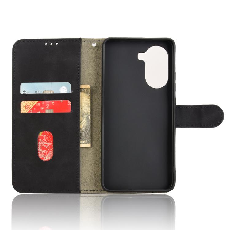 Skin Feel Magnetic Flip Leather Phone Case