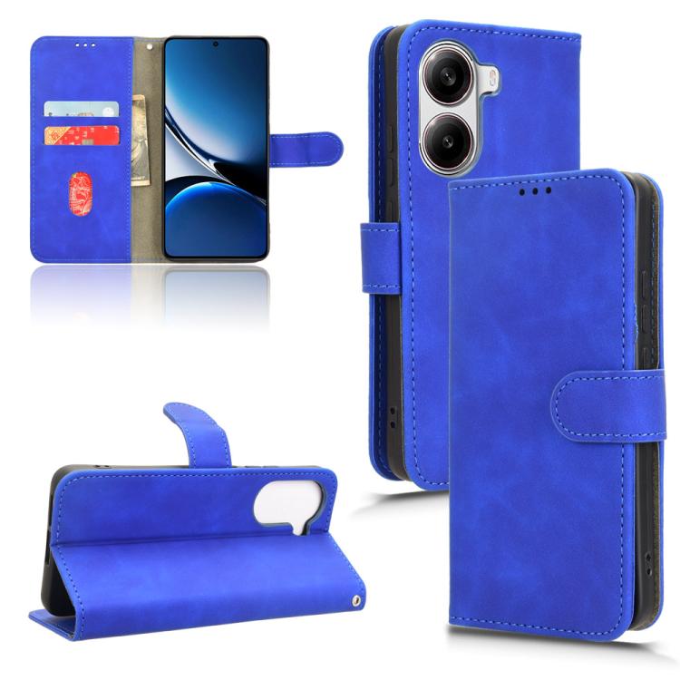 Skin Feel Magnetic Flip Leather Phone Case