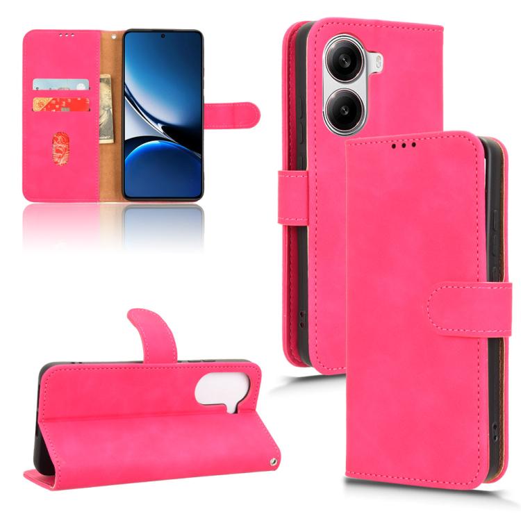 Skin Feel Magnetic Flip Leather Phone Case