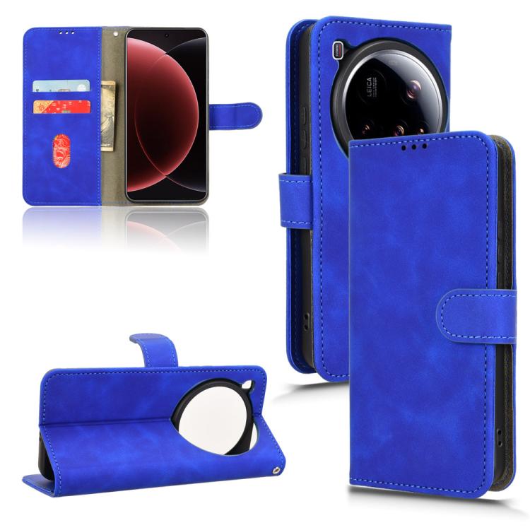 Skin Feel Magnetic Flip Leather Phone Case