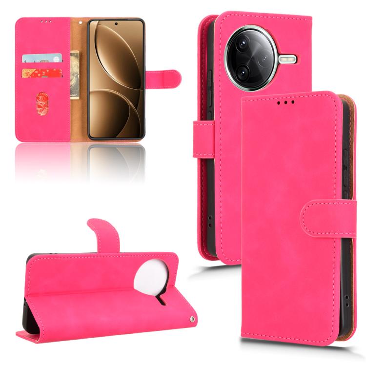 Skin Feel Magnetic Flip Leather Phone Case