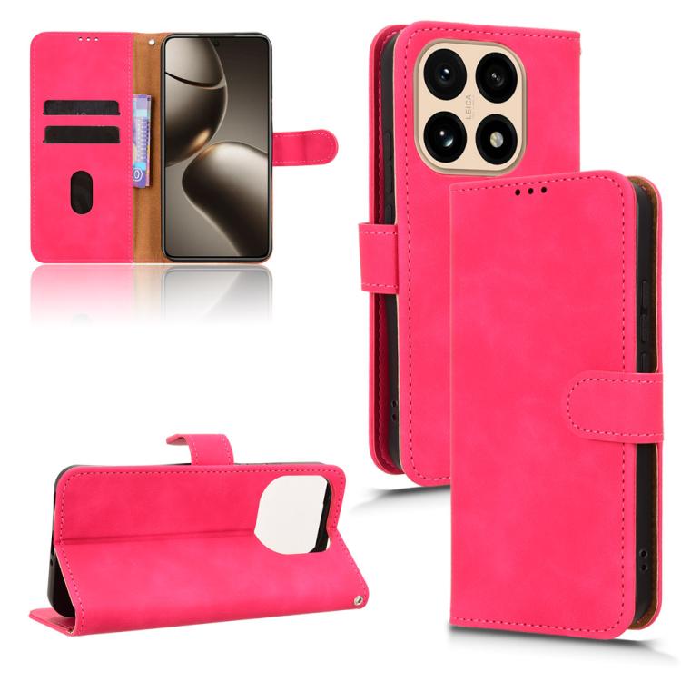 Skin Feel Magnetic Flip Leather Phone Case