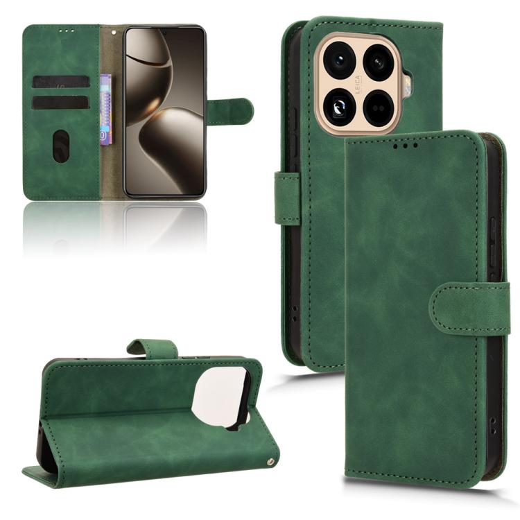 Skin Feel Magnetic Flip Leather Phone Case