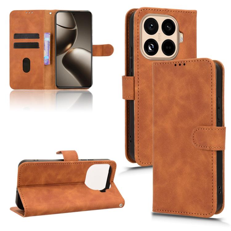 Skin Feel Magnetic Flip Leather Phone Case, For Xiaomi 15T Pro 5G, For Xiaomi 15T 5G, For Xiaomi Civi 5 Pro 5G, For Xiaomi Poco C71 / Redmi A5 4G 171.7mm