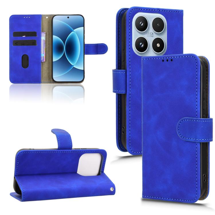 Skin Feel Magnetic Flip Leather Phone Case