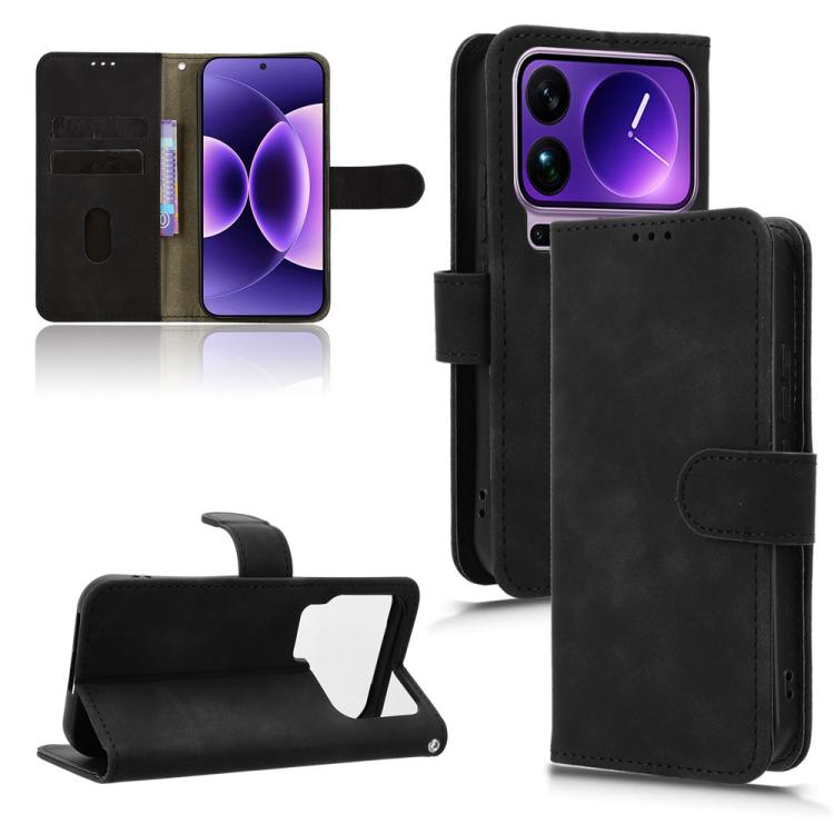Skin Feel Magnetic Flip Leather Phone Case, For Xiaomi 17 Pro Max, For Xiaomi 17 Pro, For Xiaomi 17, For Xiaomi Poco M7 4G 171mm