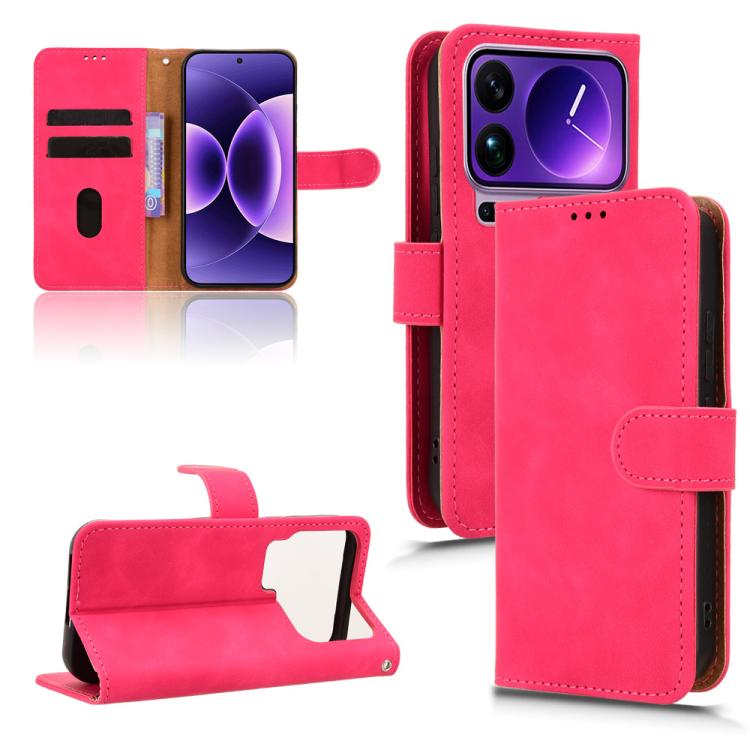 Skin Feel Magnetic Flip Leather Phone Case, For Xiaomi 17 Pro Max, For Xiaomi 17 Pro, For Xiaomi 17, For Xiaomi Poco M7 4G 171mm