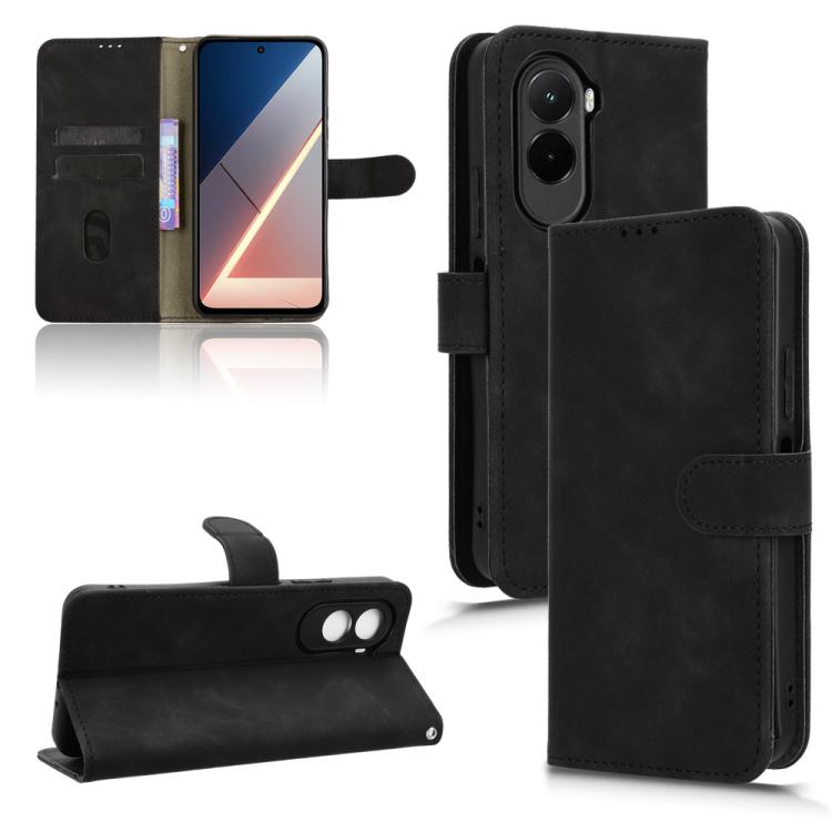 Skin Feel Magnetic Flip Leather Phone Case, For Xiaomi 17 Pro Max, For Xiaomi 17 Pro, For Xiaomi 17, For Xiaomi Poco M7 4G 171mm