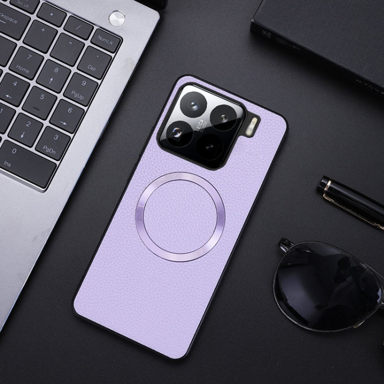 CD Magsafe Magnetic Litchi Texture Phone Case