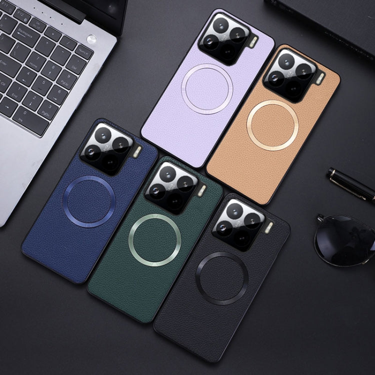 CD Magsafe Magnetic Litchi Texture Phone Case, For Xiaomi 15 Pro, For Xiaomi 15