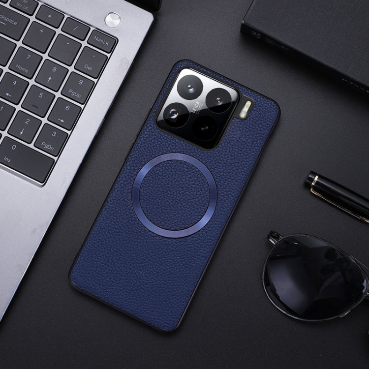 CD Magsafe Magnetic Litchi Texture Phone Case