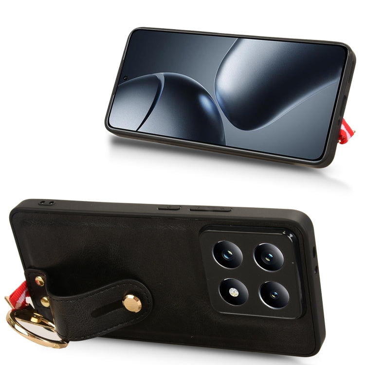 Wristband Leather Back Phone Case