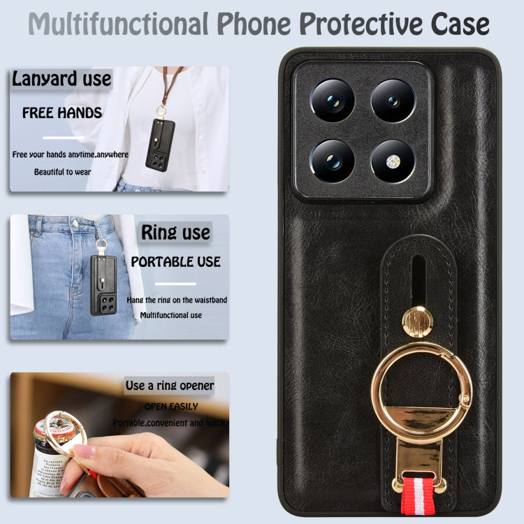 Wristband Leather Back Phone Case